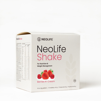 NeoLifeShake Berries n' Cream, shake białkowy zastępujący posiłek, jagody i śmietana